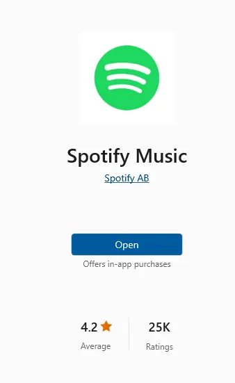 Spotify Music App