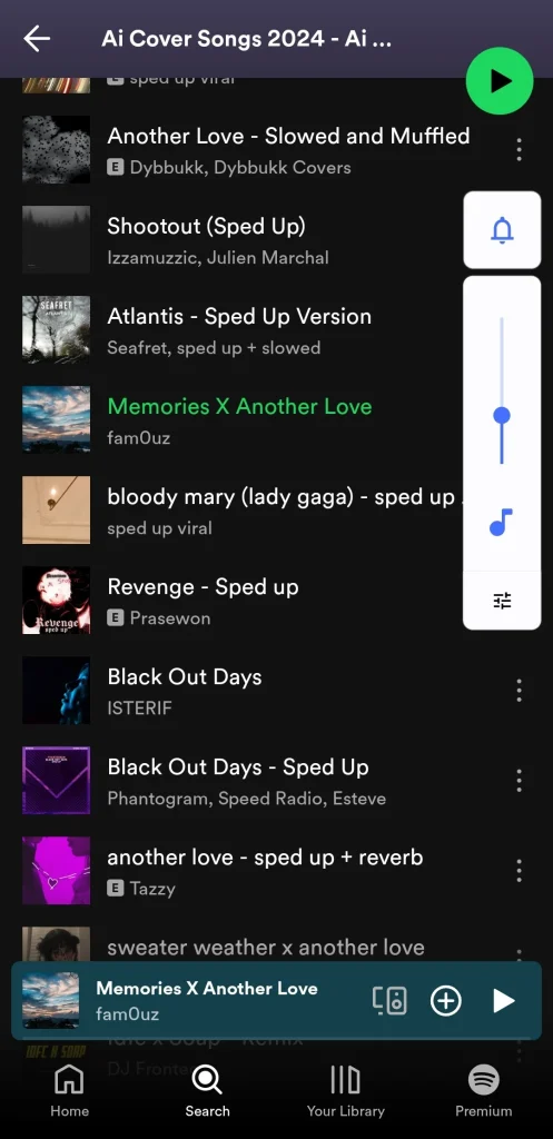 Spotify Different music