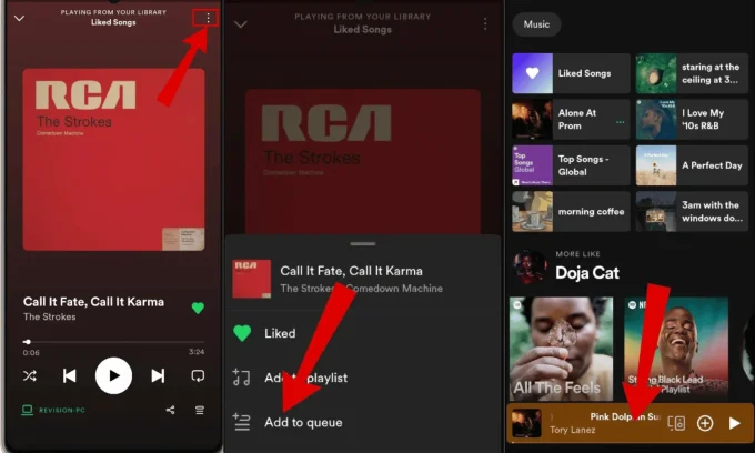 Spotify Mobile Queue
