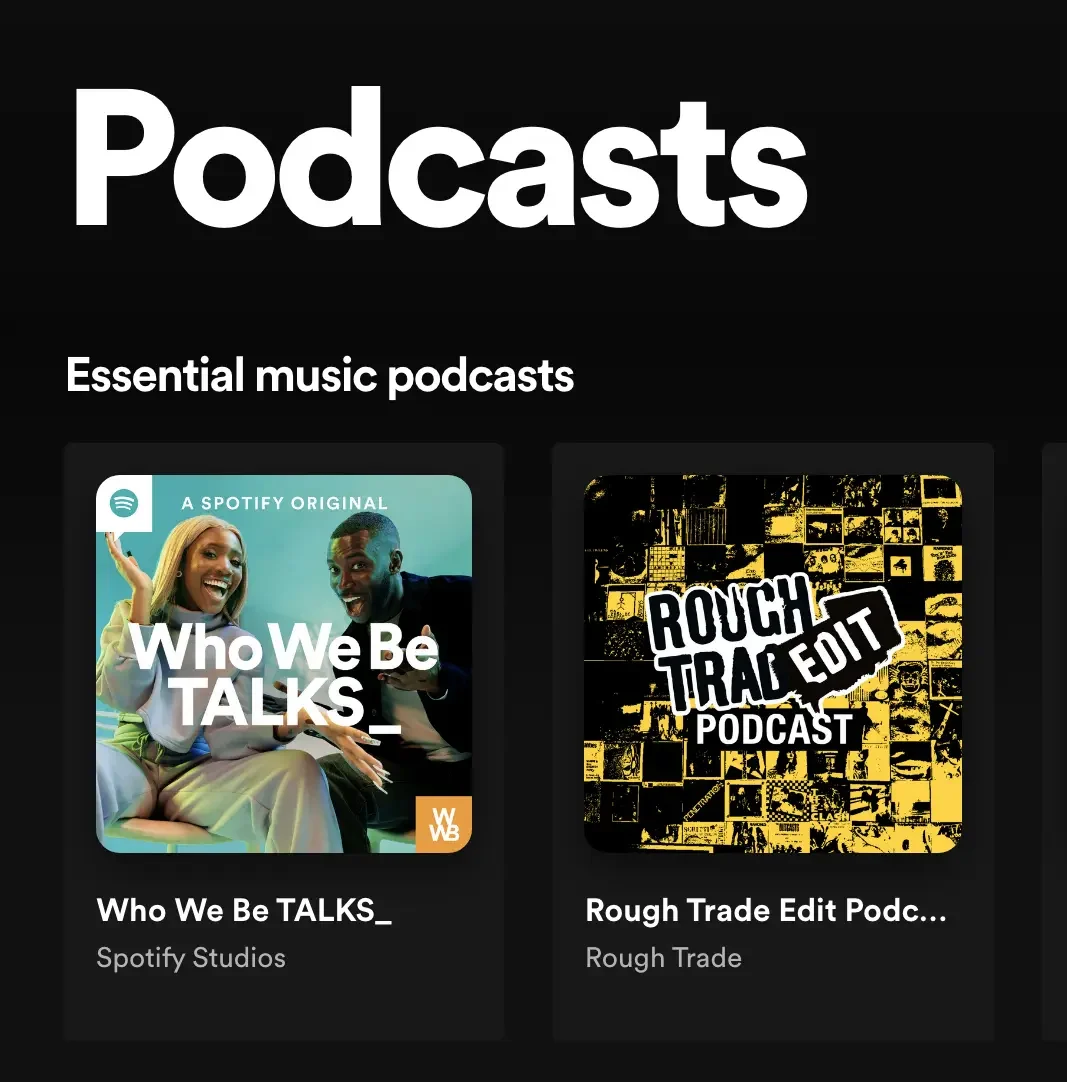 Spotify exclusive Podcast