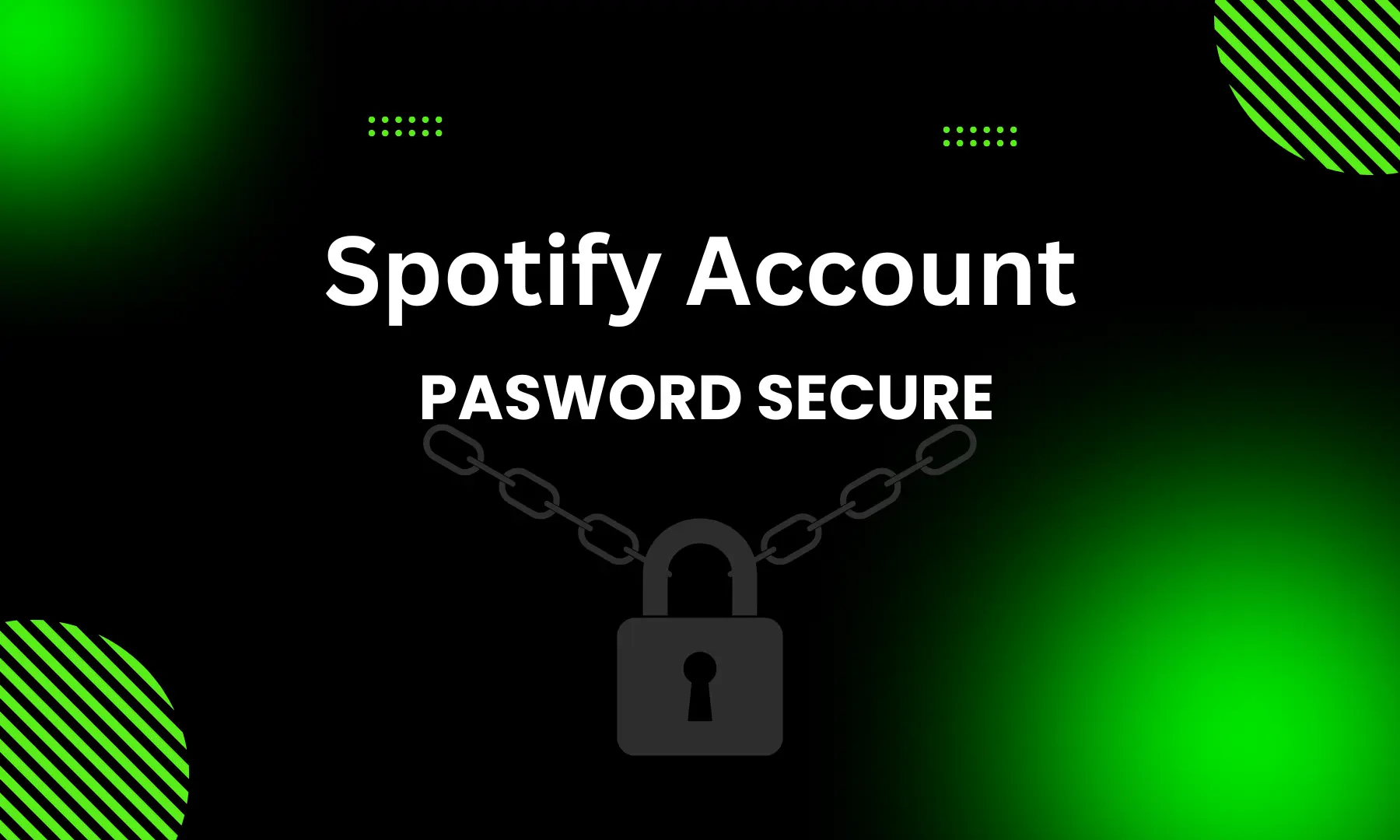 Spotify Account pasword  Methods